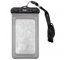 Сумка для смартфона водонепроницаемая прозрачная черная
