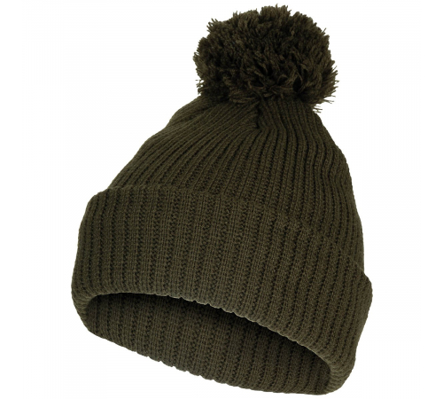 Шапка Bobble Hat OD, зеленая Утеплитель 3M™ Thinsulate™