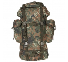 Рюкзак боевой BW, 65 л, алюминиевое усиление, flecktarn
