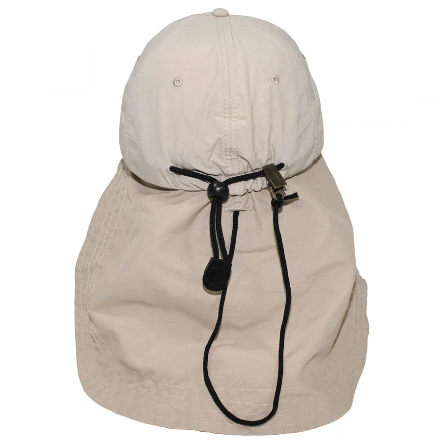 Кепка (Сахара) с защитой шеи, бежевая