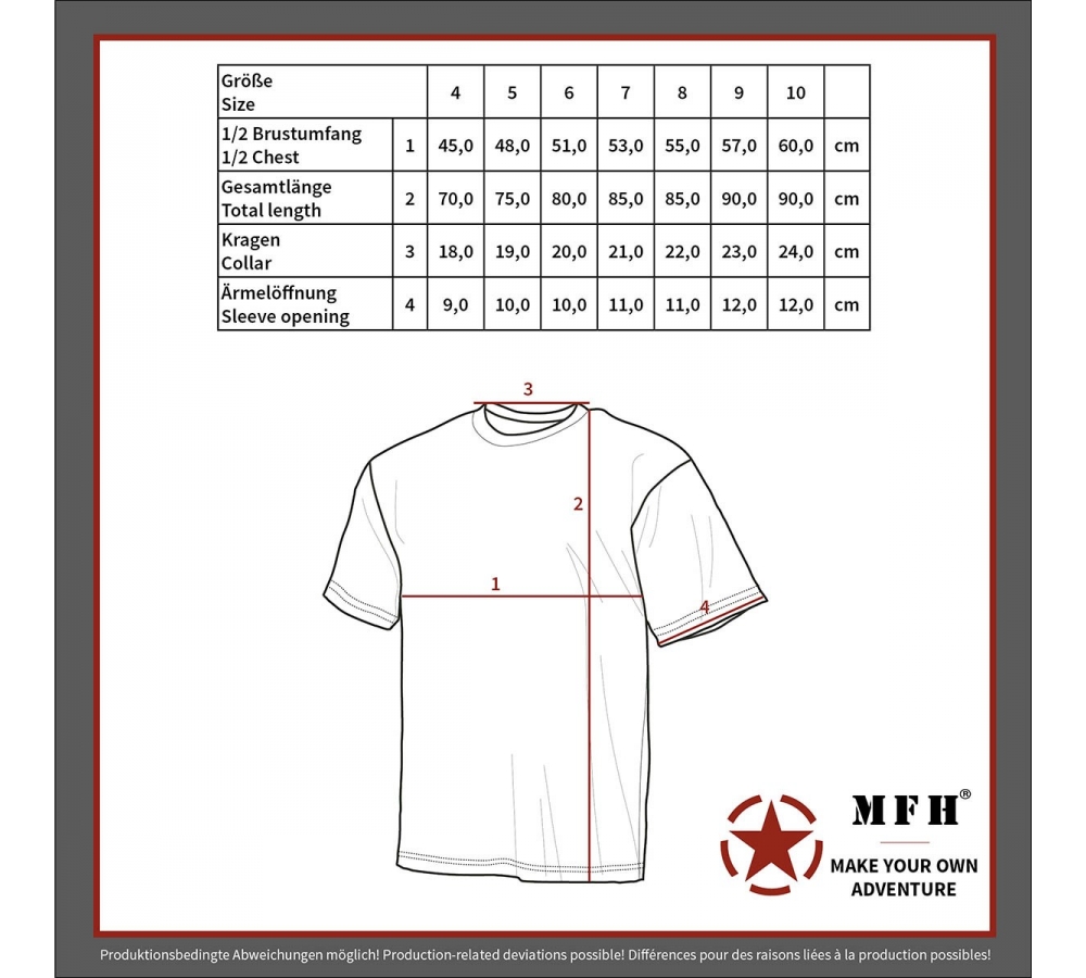 Футболка с короткими рукавами (Bundeswehr) оливковая
