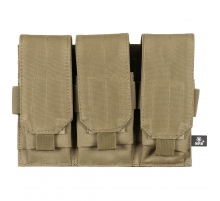 Сумочка для журналов тройная "MOLLE" цвета койота
