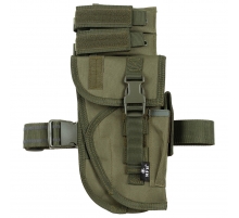 Кобура на ногу OD зеленая "Tactical" правая
