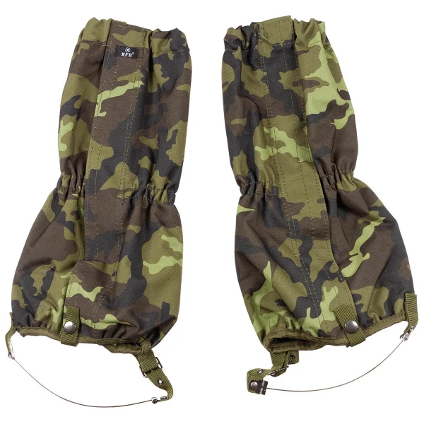 Гамаши влагозащитные на молнии со стальным тросиком M 95 CZ camo