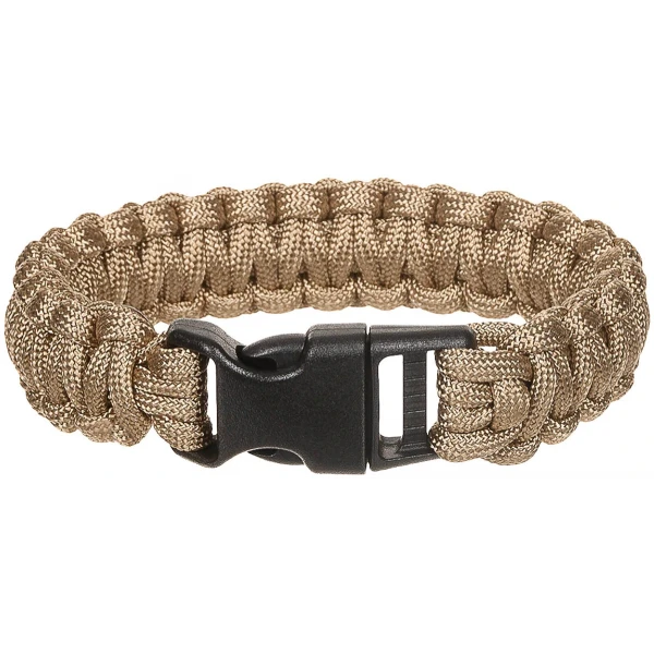 Браслет из паракорда «Parachute Cord», 2,3 см, цвета койота