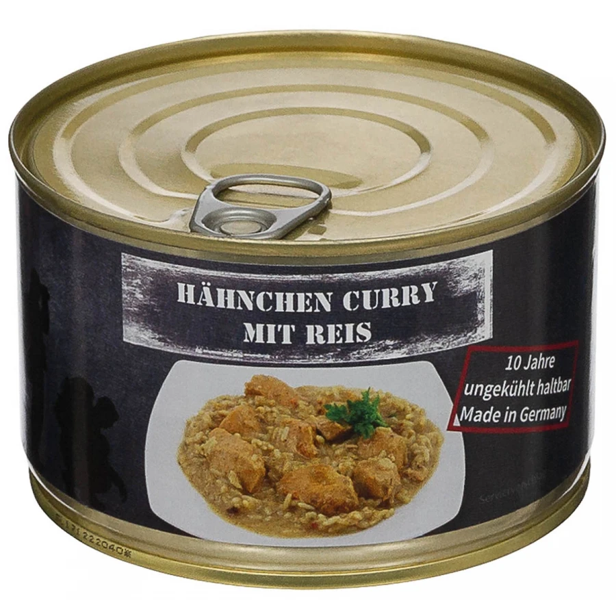 Курица карри с рисом консервированная, 400 г