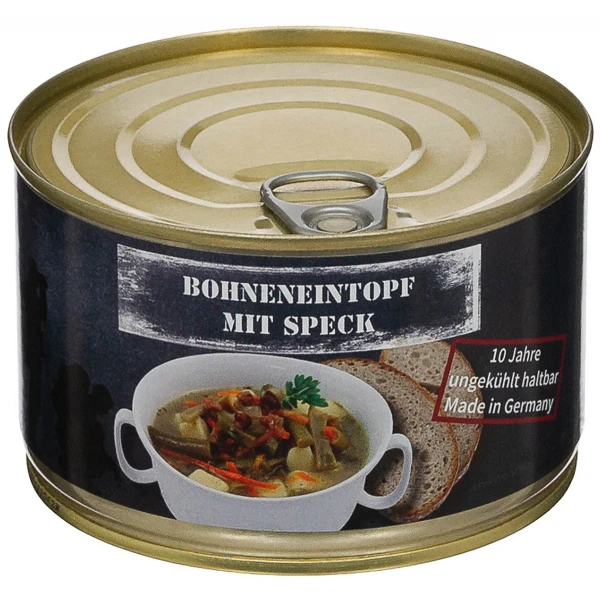 Рагу из стручковой фасоли с беконом консервированное, 400 г