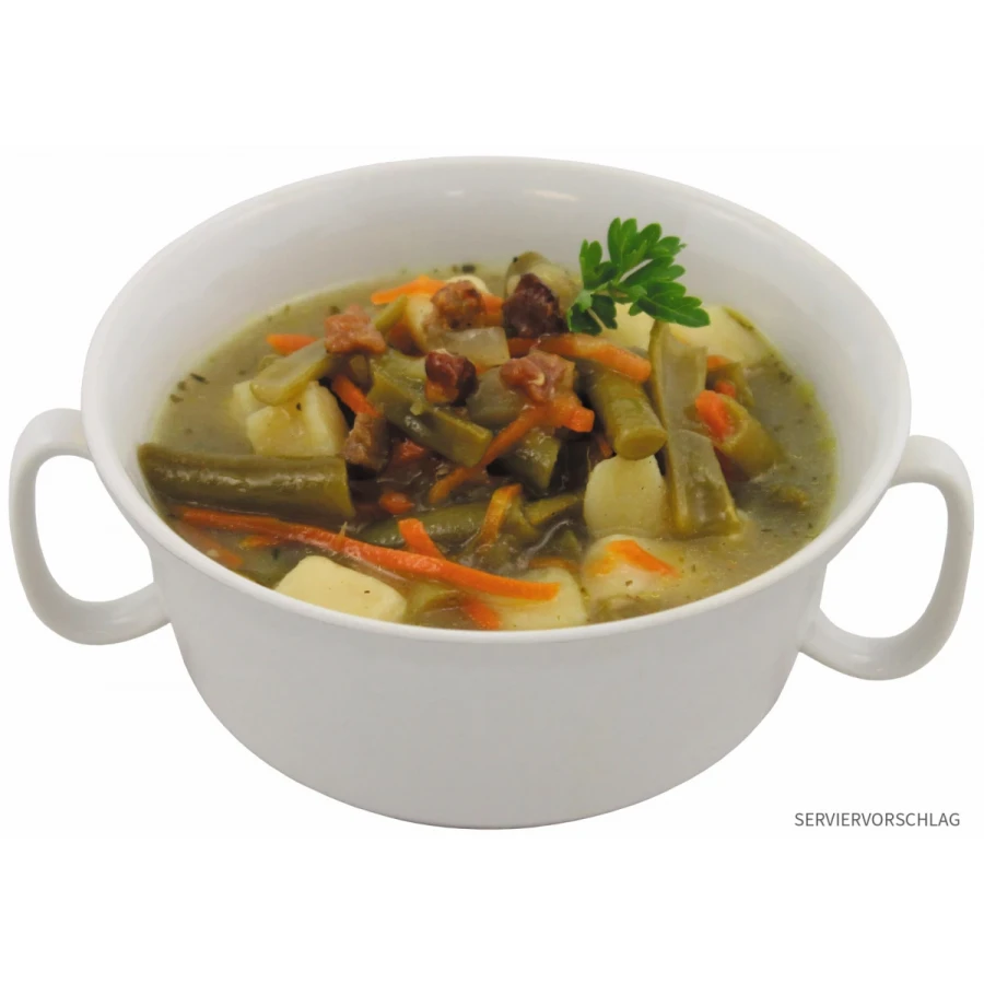 Рагу из стручковой фасоли с беконом консервированное, 400 г