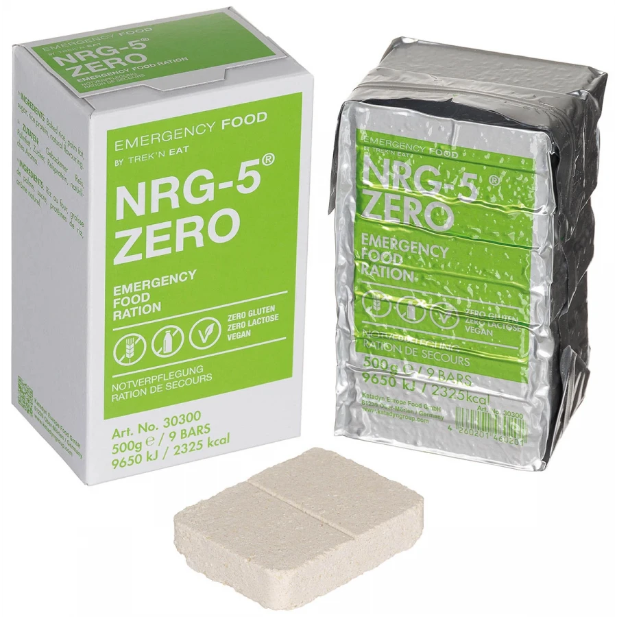 Рацион аварийный «NRG-5 ZERO», 500 г, 9 брикетов