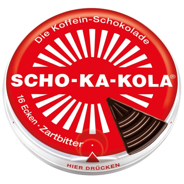 Шоколад тёмный с кофеином «Scho-Ka-Kola», 100 г