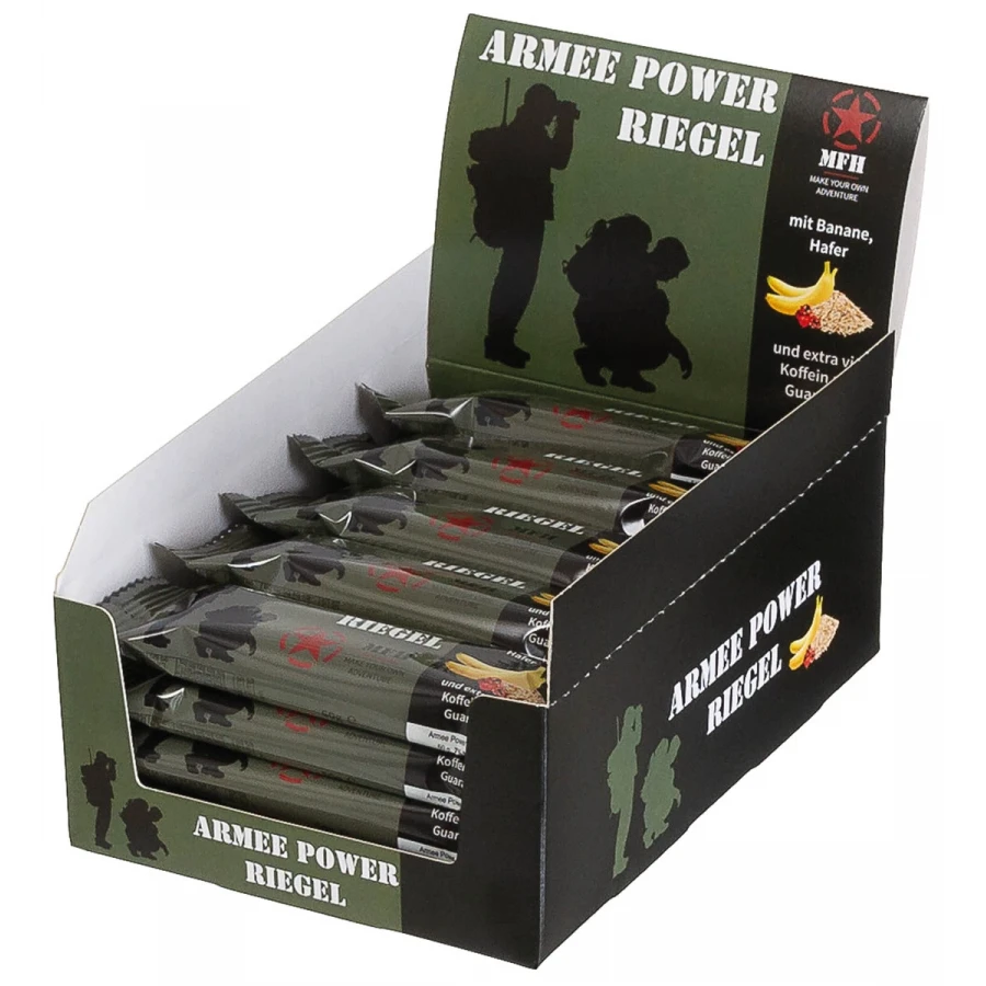 Батончик овсяный с бананом и гуараной «Army Power Bar», 60 г