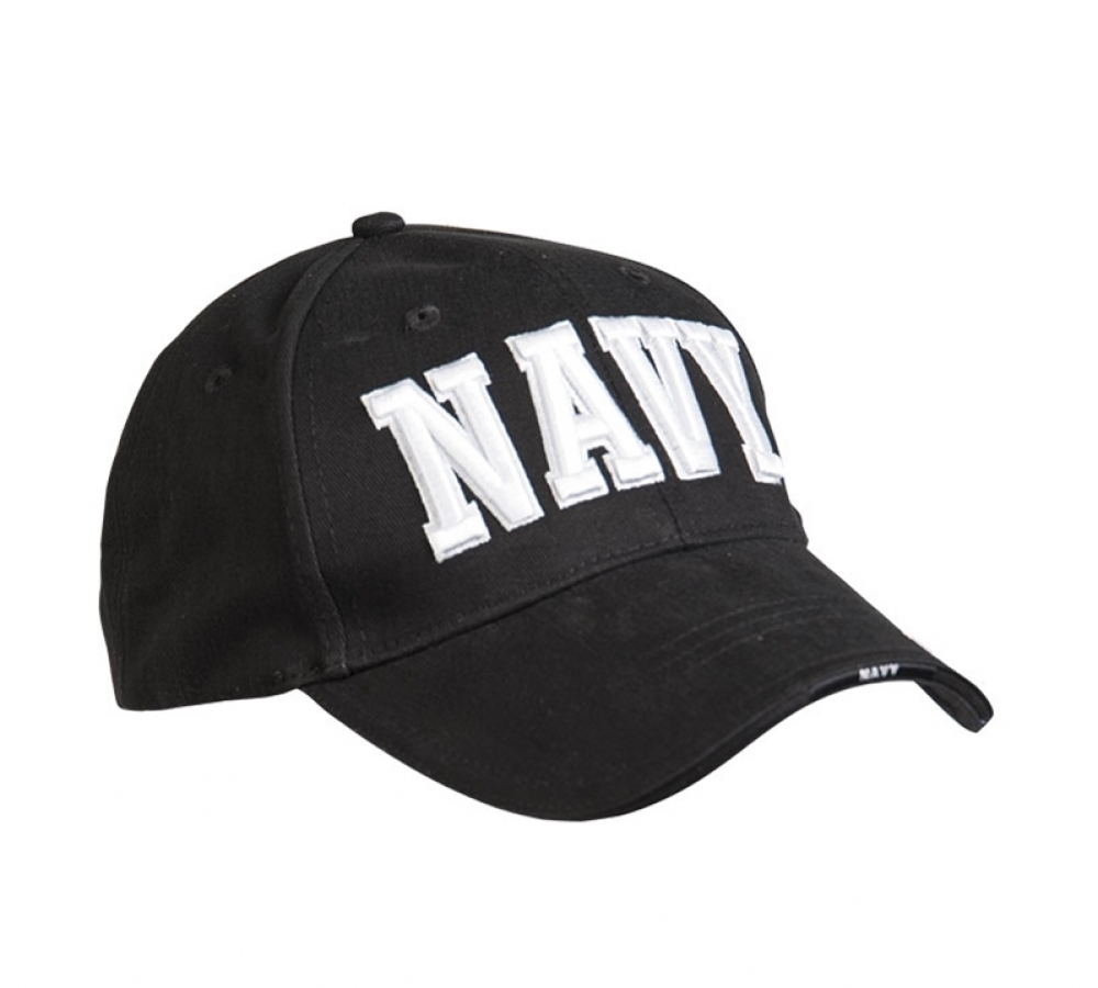 Бейсболка "NAVY" черная
