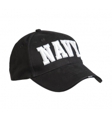 Бейсболка "NAVY" черная