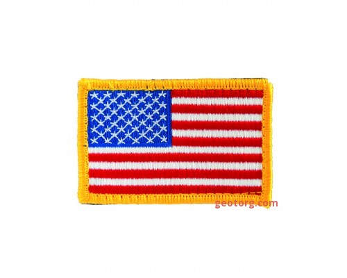 Нашивки флаг США матерчатый, цветной, Mil-tec