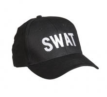 Бейсболка "SWAT" черная
