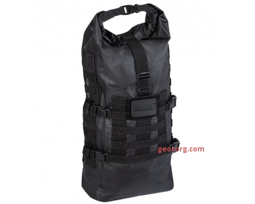 Тактический водонепроницаемый рюкзак (черный)