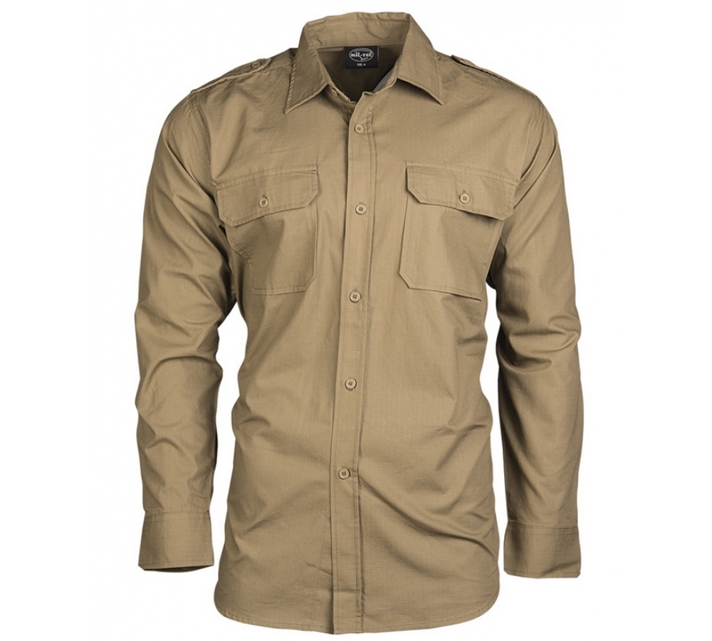 Тактическая рубашка Coyote Field Shirt Ripstop