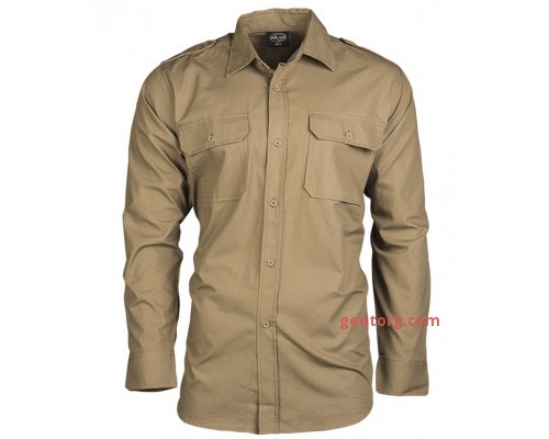 Тактическая рубашка Coyote Field Shirt Ripstop