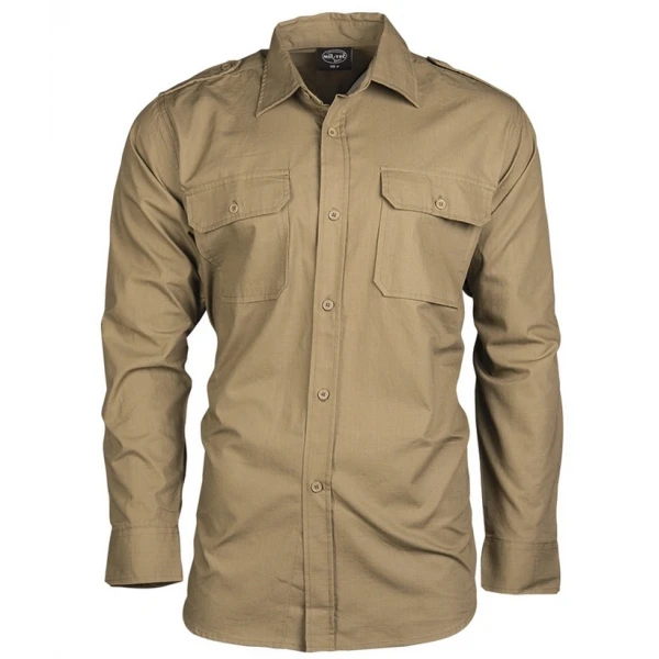Тактическая рубашка Coyote Field Shirt Ripstop