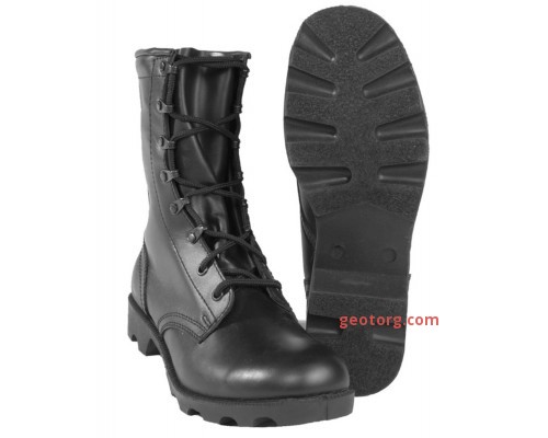 Боевые ботинки США с быстрой шнуровкой (черные)