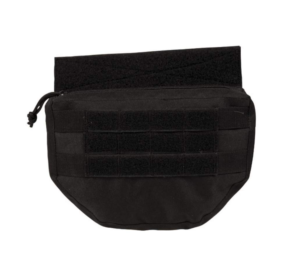 black drop down pouch
