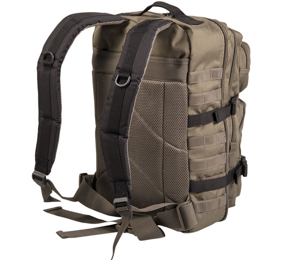 Тактический рюкзак "RANGER GREEN/BLACK US ASSAULT 36L" большой
