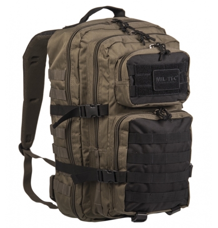 Тактический рюкзак "RANGER GREEN/BLACK US ASSAULT 36L" большой
