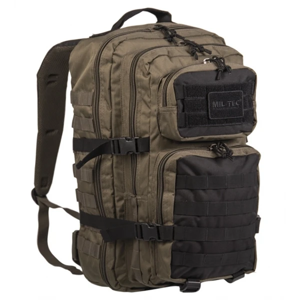 Тактический рюкзак "RANGER GREEN/BLACK US ASSAULT 36L" большой
