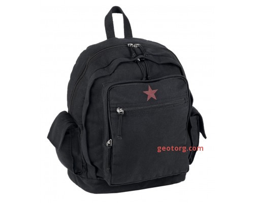 Городской рюкзак "RED STAR" черный