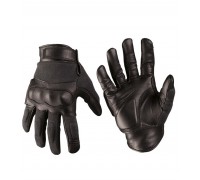 Тактические перчатки с кевларовыми вставкам черные
