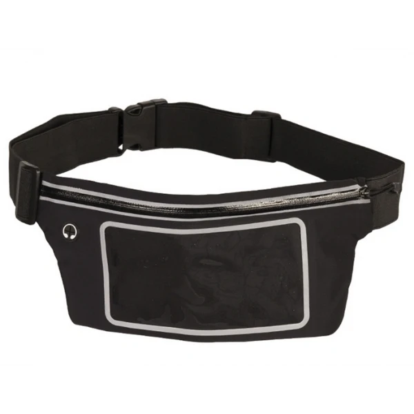 Сумка поясная "Waist Pouch LYCRA® Clear" черный