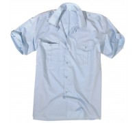 Рубашка повседневная с коротким рукавом, Mil-tec, голубая