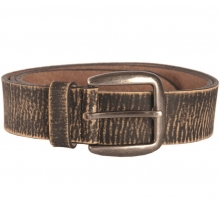 Ремень брючный кожаный "VINTAGE" , 40 мм, Mil-tec, черный