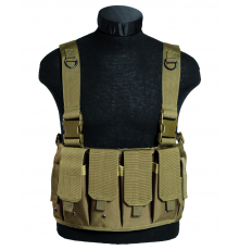 Разгр. система Chest Rig 6 карманов койот