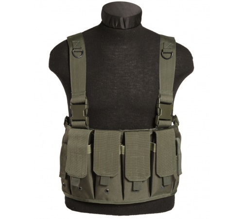 Разгр. система Chest Rig 6 карманов олива