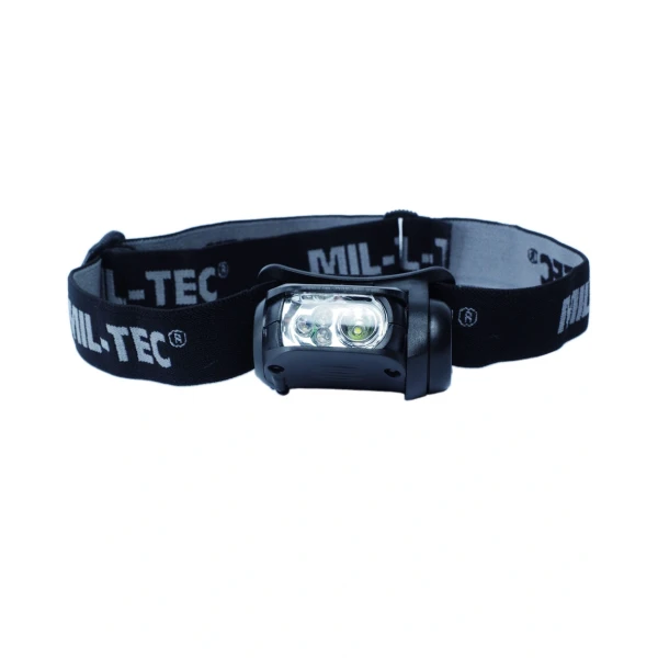 Фонарь налобный LED 4, Mil-tec, черный