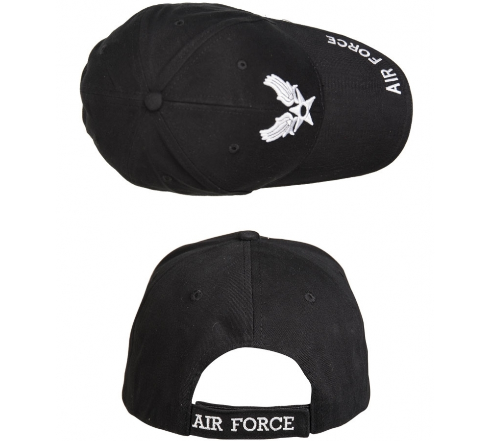 Бейсболка "AIR FORCE" черная
