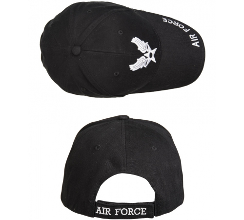 Бейсболка "AIR FORCE" черная