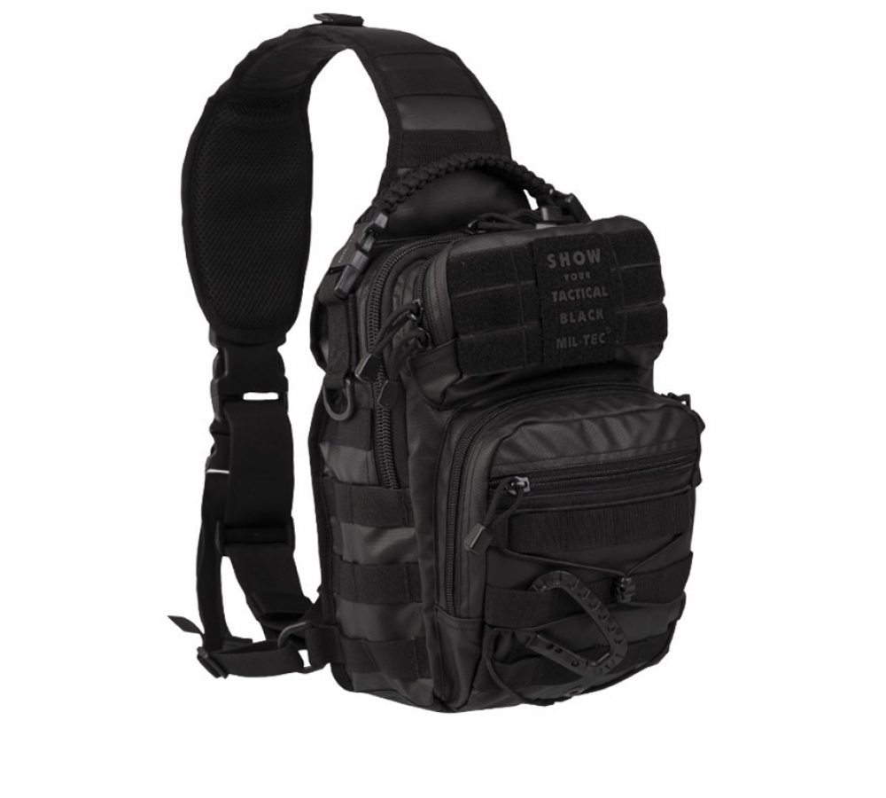 Рюкзак однолямочный "ASSAULT PACK SMALL 10L" черный
