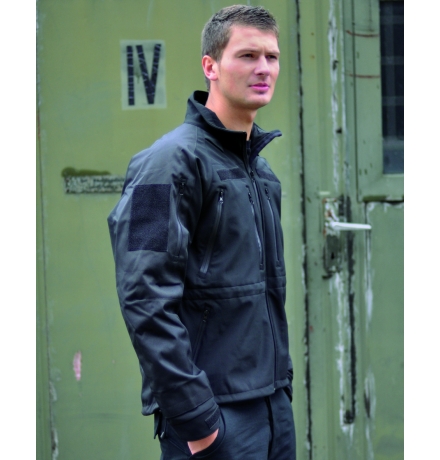 Куртка SOFTSHELL, Mil-tec, черная
