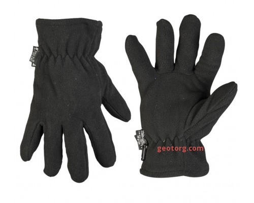 Флисовые перчатки "Thinsulate" черные