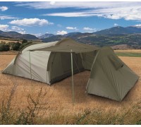 Палатка 3-местная с емкостью для багажа (оливковая)