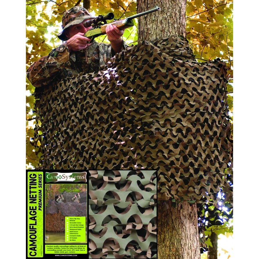 Сетка маскировочная, Mil-tec, вудланд, 2,4 х 3,0 м