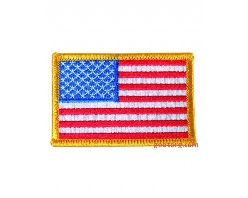Милтек США флаг нарукавный цветной