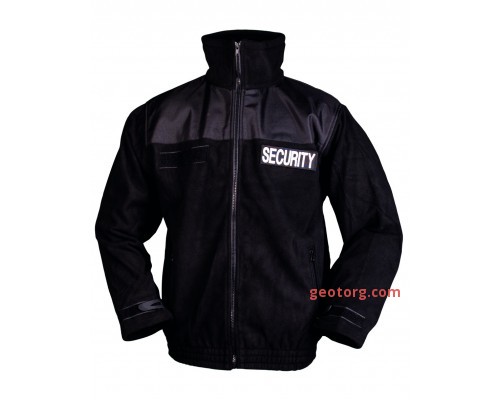 Куртка флисовая "SECURITY" черная