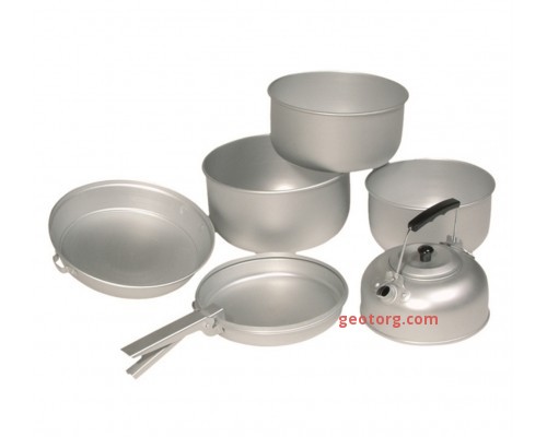 Набор для приготовления пищи (3 кастрюли, кастрюля, чайник), Mil-tec