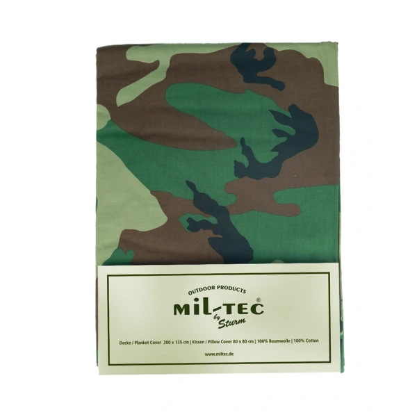 Белье постельное (2 предмета), Mil-tec, вудланд