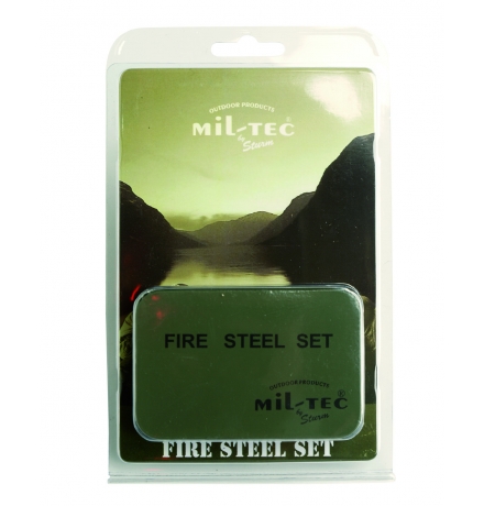 Огниво FIRE STEEL в футляре, Mil-tec