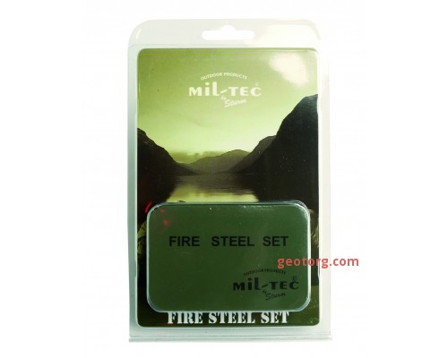 Огниво FIRE STEEL в футляре, Mil-tec