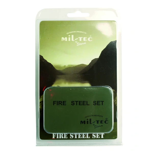 Огниво FIRE STEEL в футляре, Mil-tec